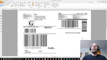 How To Print FBA Shipping Labels On Zebra / Brother - Print Two Fulfilled by Amazon Shipping Labels