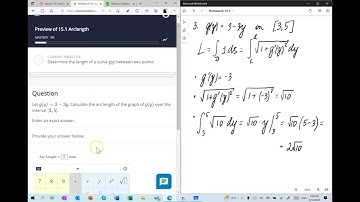 Homework 15.1 Arclength Problem