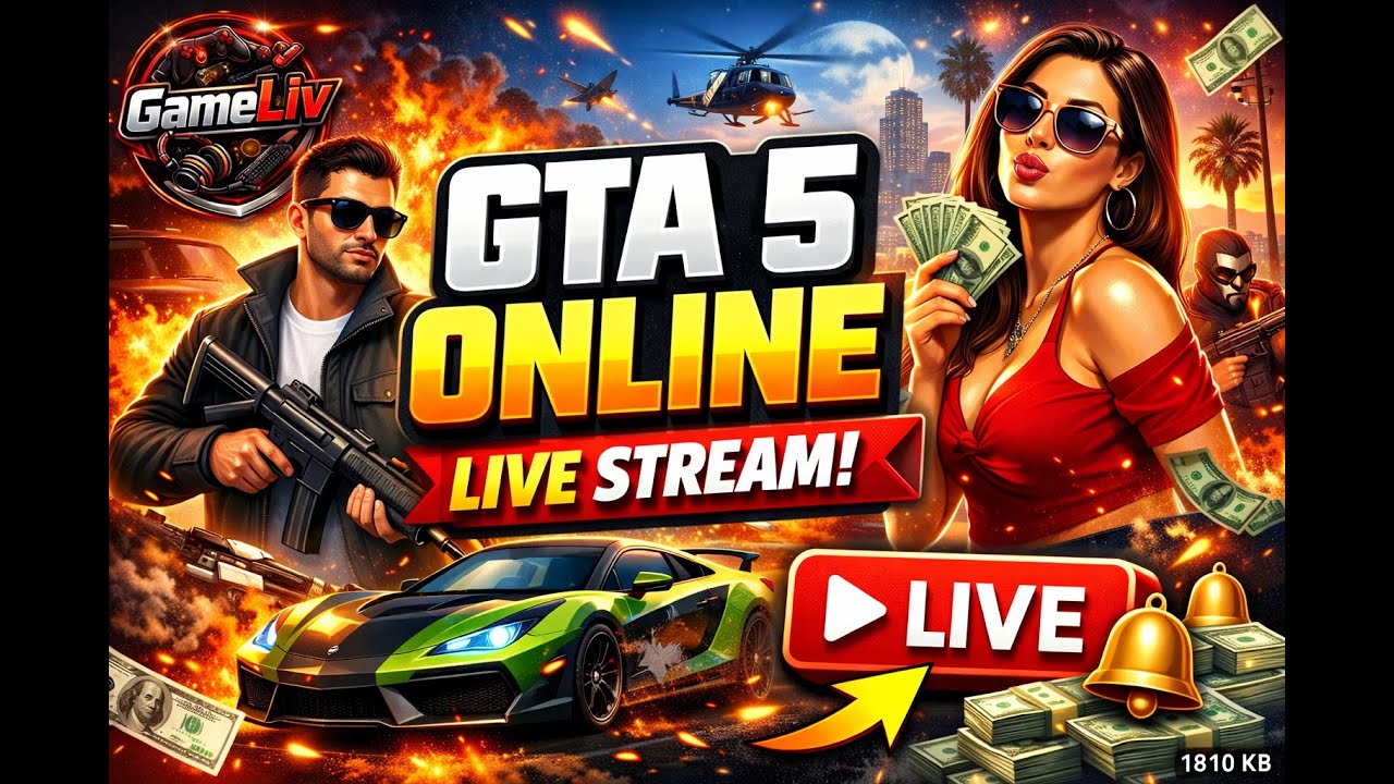 GTA 5 Online LIVE 🔴 | Money Grinding 💰 Heists & Chaos in Los Santos ...