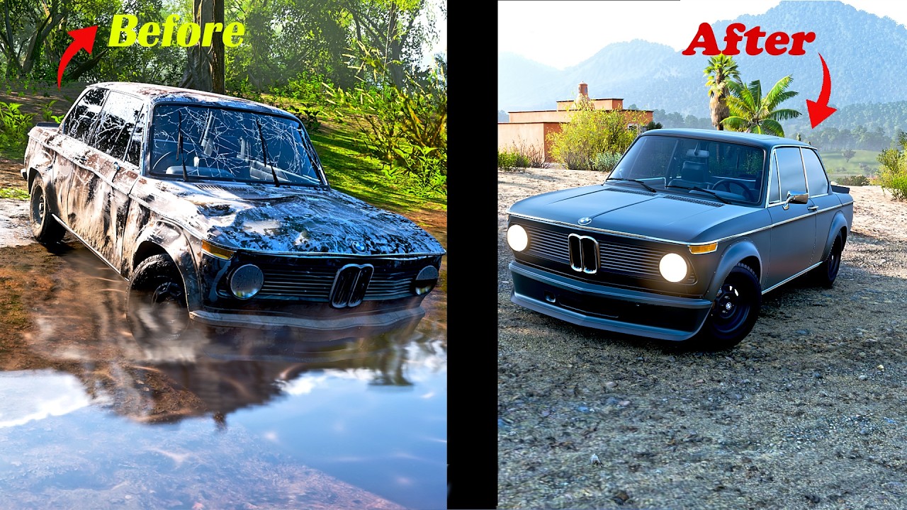 Restoring the Classic BMW 2002 in FH5 – Ultimate Build!