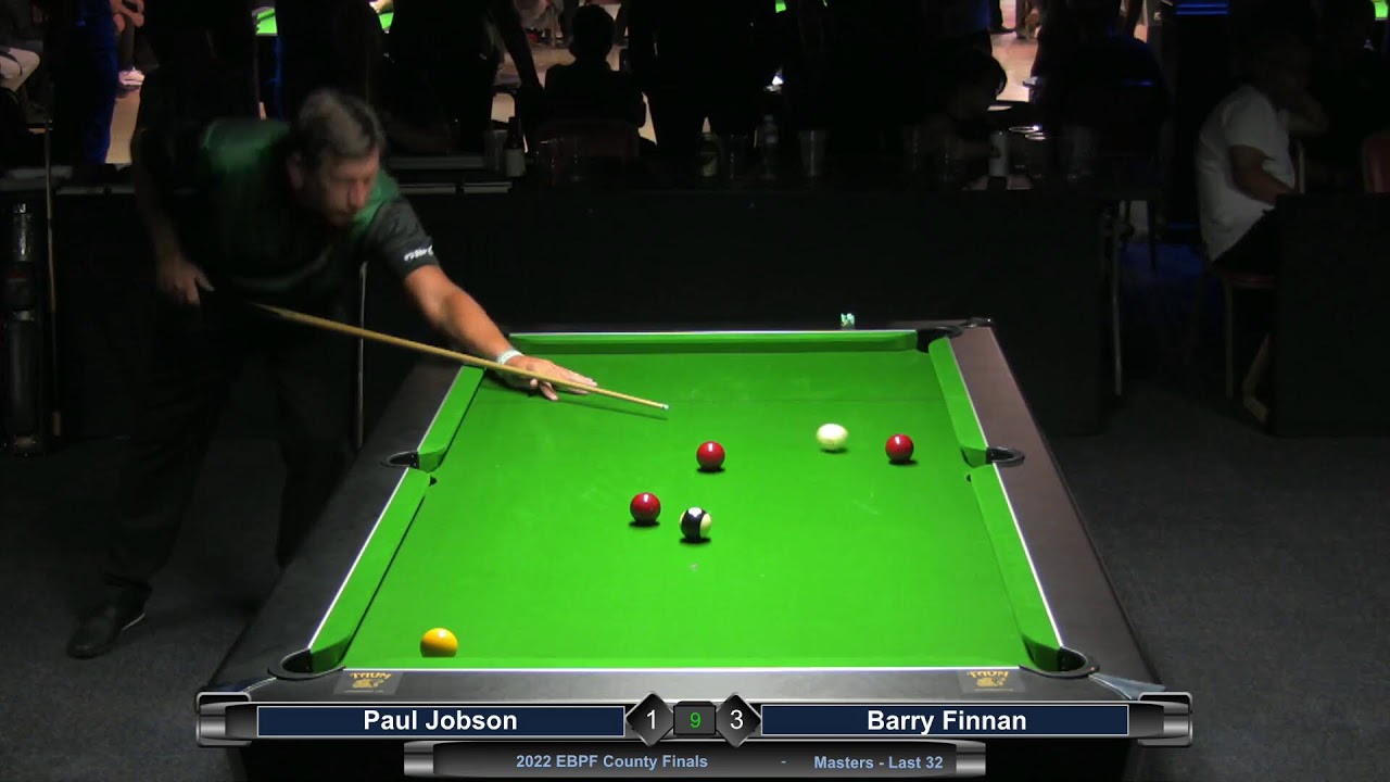 2022 EBPF County Finals - Masters - Last 32 - Paul Jobson v Barry Finnan