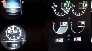 Engine start with APU