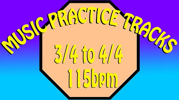 3/4 to 4/4 115bpm. MPT (Prog Rock drumless)