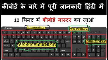 Computer Keyboard All Keys Explained 2025 | Keyboard Keys Full Details Hindi | Keyboard Basic To Adv