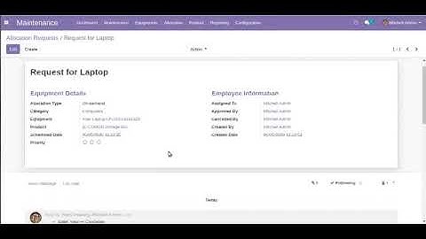 Equipment Allocations Odoo Apps