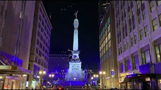 Exploring Indianapolis Monument Circle Walking Tour (AA: Ep. 140)