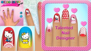 Hello Kitty Nail Salon | Talented Nail Designer | Dress Up Games for Girls screenshot 4