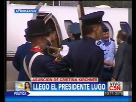 C5N - ASUNCION DE CRISTINA KIRCHNER: LLEGADA DE LU...