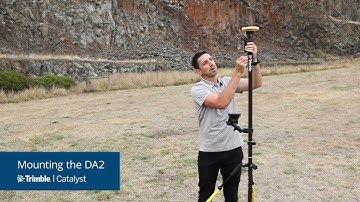Trimble DA2:  Mounting the DA2