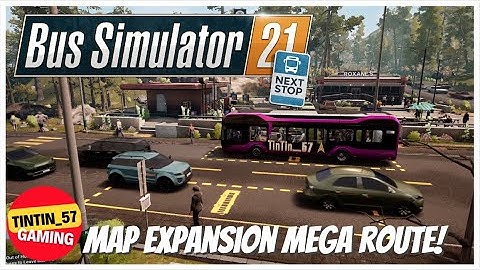 BUS SIMULATOR 21 NEXT STOP MAP EXTENSION MEGA ROUTE! | PS5 #BusSimulator21