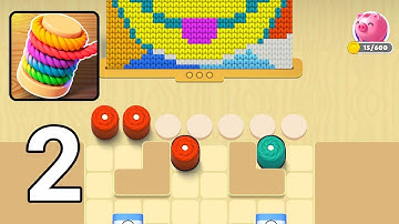 Thread Jam - Untangle 3D Ropes: Level 11-16 (iOS, Android)