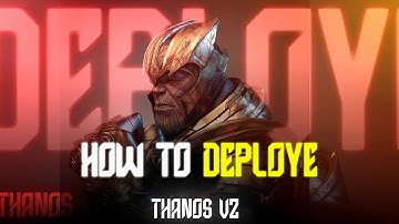 HOW TO DEPLOYE THANOS-V2 USERBOT | IN WORKFLOW