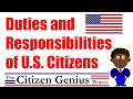 Duties And Responsibilities Of Citizens In A Democratic Society