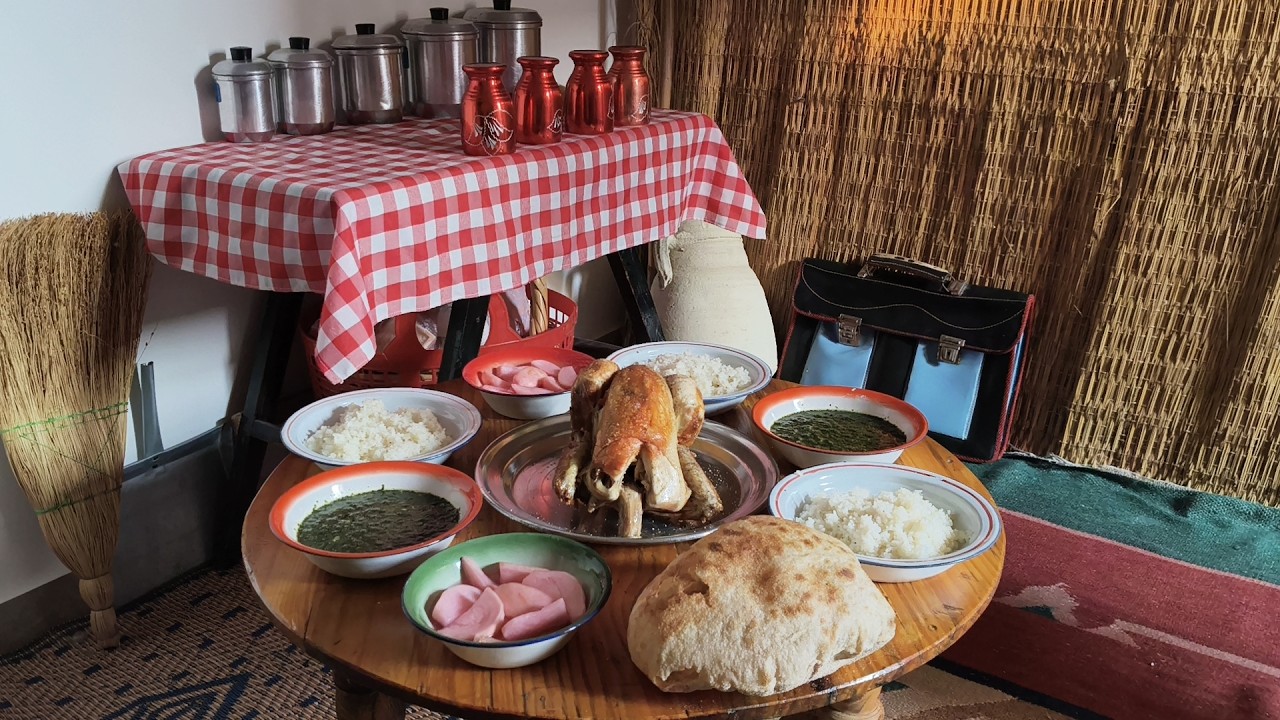 طبخه النهارده من ايد الأمهات والأجداد بس اي عال العال