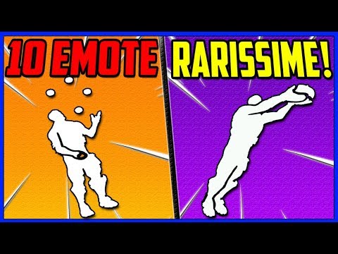 Le 15 EMOTE Più RARE In ASSOLUTO Su Fortnite!! ** Ne hai almeno una? **