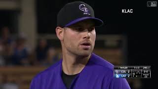 MLB》Chris Taylor再見轟 道奇延長賽3 2驚險擊敗洛磯!