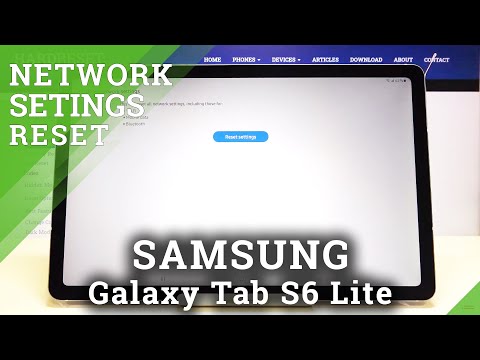 How to Reset Network Settings in SAMSUNG Galaxy Tab S6 Lite – Restore Network Defaults