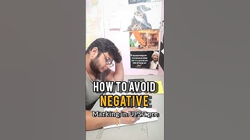 How to Avoid Negative marking in UPSC pre exam #study #shortsvideo #shorts #howto