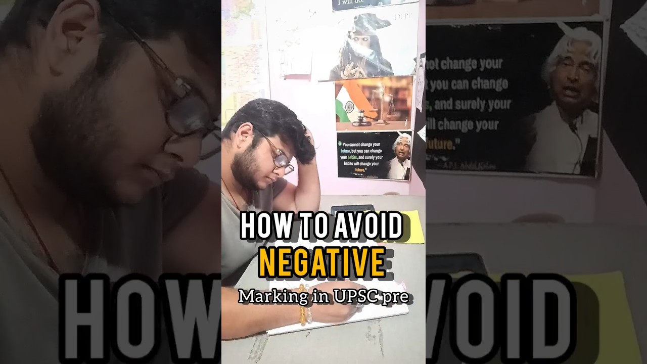 How to Avoid Negative marking in UPSC pre exam 