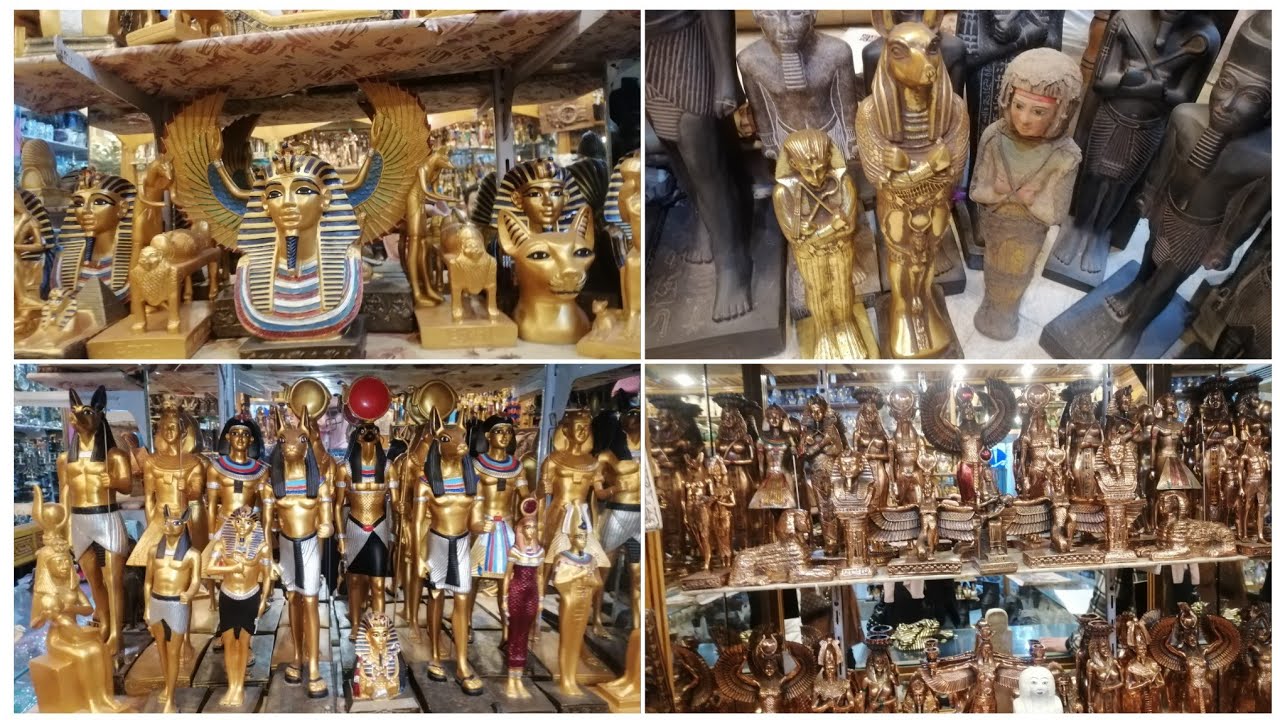 الجزء الثاني من الجوله  في البازار مع  معرفه اسعار  التماثيل جوله في شارع خان الخليلي