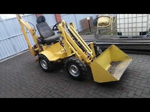МИНИ ПОГРУЗЧИК С ЭКСКАВАТОРНОЙ УСТАНОВКОЙ|ПОГРУЗЧИК НА ГИДРОХОДУ - YouTube