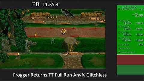 Frogger Returns Swamp in 1:50.2