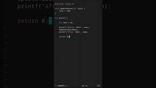 Passing Pointers to Functions in C