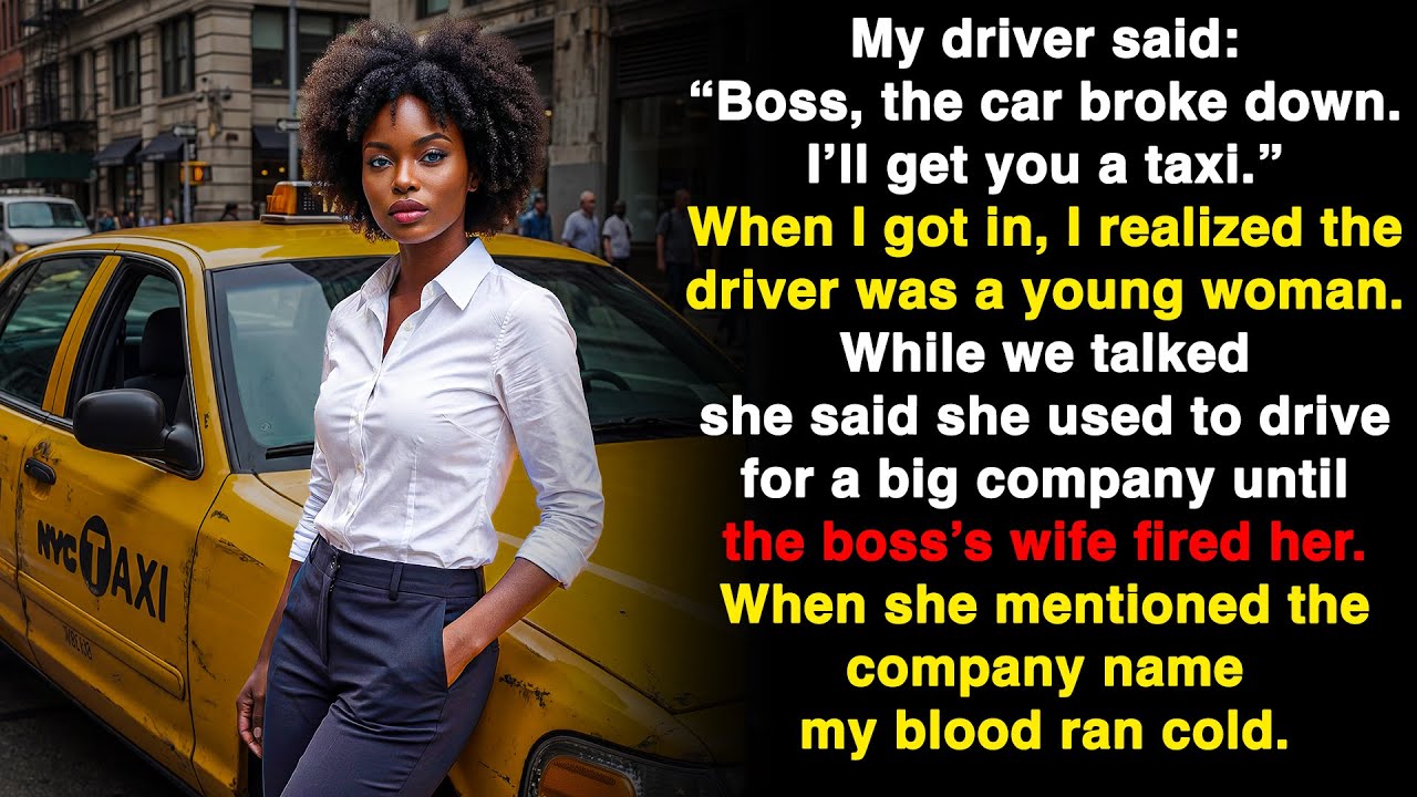 When I realized who the young woman driving my taxi was, my heart almost stopped. Because…