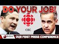 Pierre Poilievre's ANGRIEST Address Yet - We CALL OUT CBC In Our FIRST PRESS Conference
