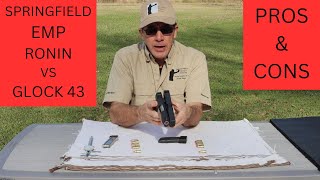 GLOCK 43 VS Springfield 1911 EMP RONIN,  What I like about them
