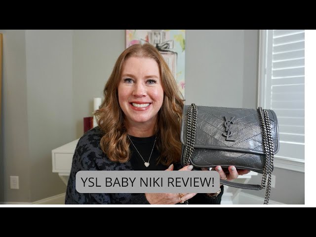 YSL NIKI MEDIUM REVIEW* What fits, mod shots, Saint Laurent Medium