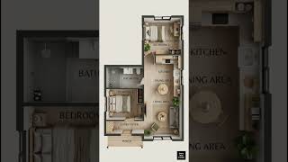 Tiny House Floor Plan Design with 2 Bedroom | Off Grid #tinyhouse #offgridliving #tinycabin