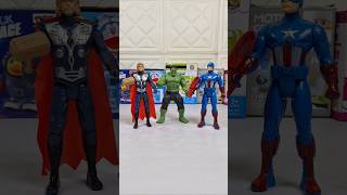 Unboxing Hulk, Captain America & Thor Action figure set with asmr #toys #avengers