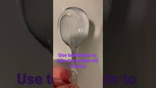 Use toothpaste to take the tarnish off of silver