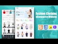 How to a Create Fashion eCommerce Website with HTML, CSS & JavaScript | Online Store Tutorial