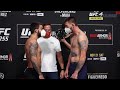 UFC 255 official weigh-in