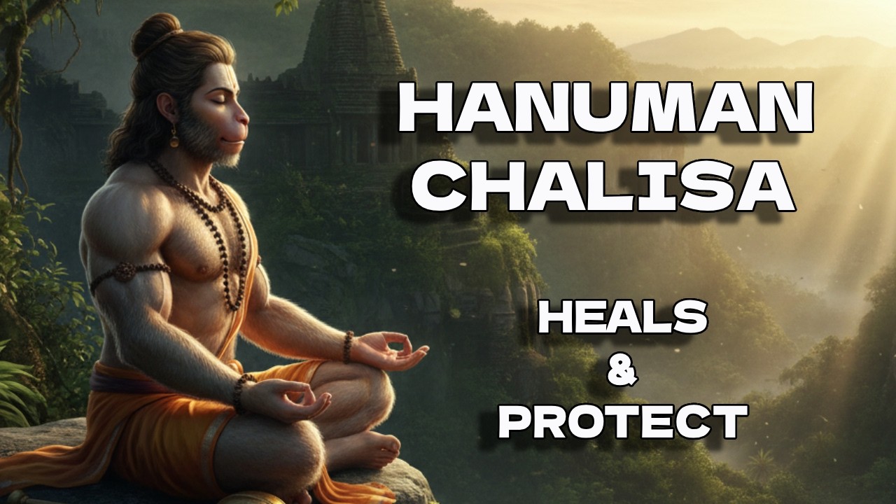 This Hanuman Chalisa will Heal and Protect | Calming Devotional Chant for Strength & Protection