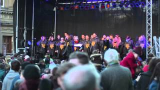 The O'Jays 'Love Train' cover by Edinburgh's Got Soul Choir - Light Night 2014 screenshot 1