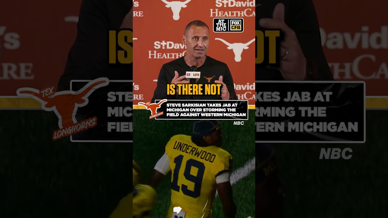 Steve Sarkisian shares his thoughts on timing situation during the Michigan-Western Michigan game
