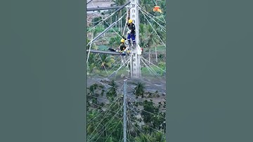 Bertaruh Nyawa di Kabel 150 Ribu Volt.. Demi Aceh Kembali Terang