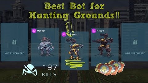 What is the best robot? - War Robots Hunting Grounds PvE Mode Record (197 kills, 6.7 mil damage)
