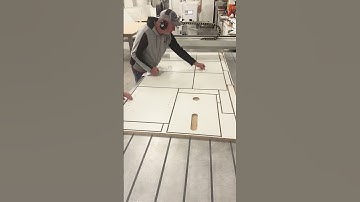 CNC Machine Cutting Custom Cabinet Board | Hay Cabinets Online