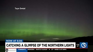 Catching a glimpse of the Northern Lights