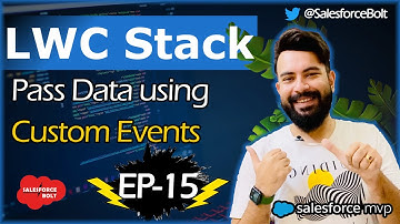 EP-15 | Use Custom Events to pass multiple parameters between LWC | LWC Stack ☁️⚡️
