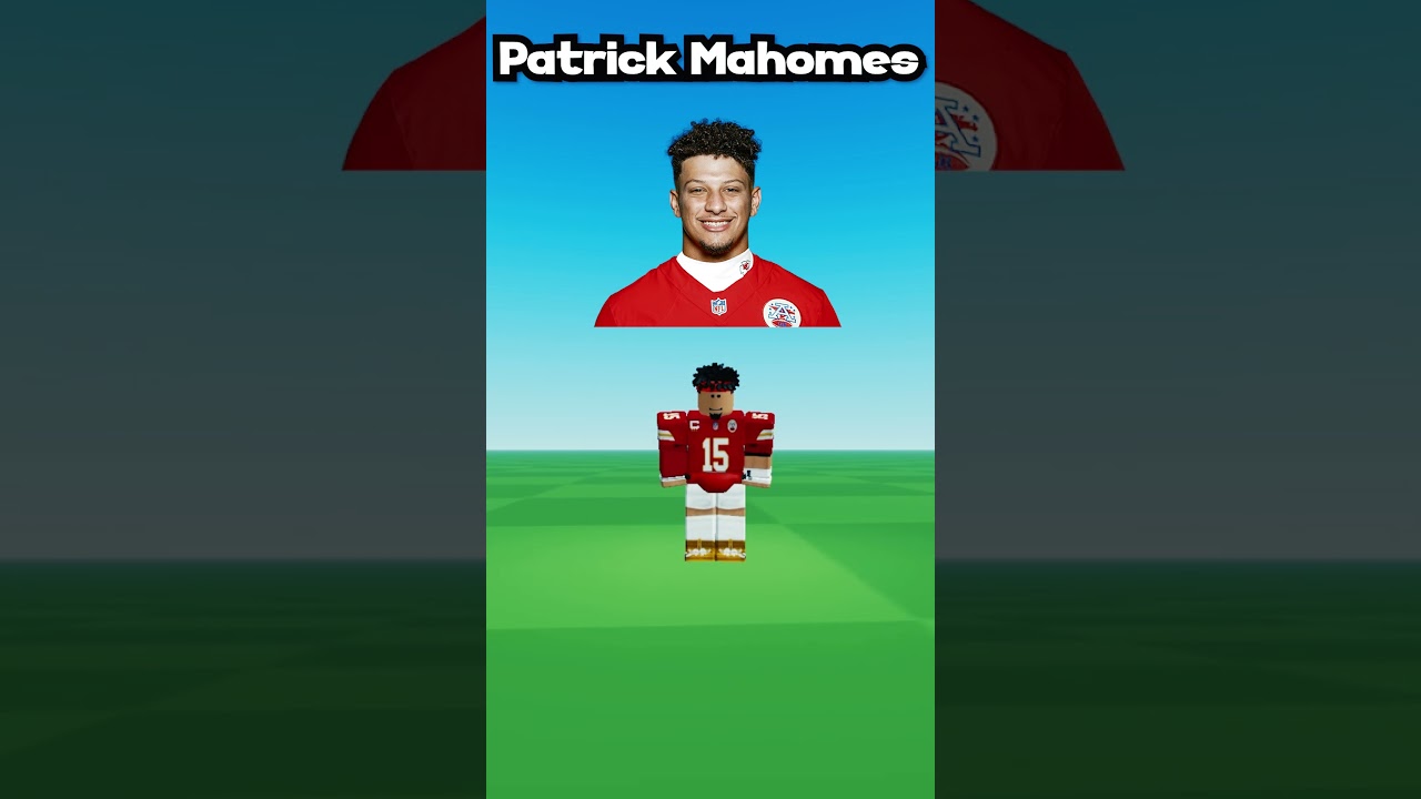 Football players in Roblox..#roblox #shorts