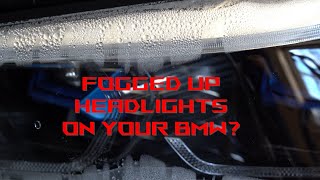 BMW X5 G05 Fogged Up Headlights