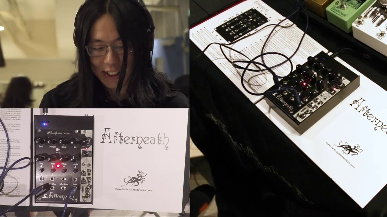 Afterneath（アフターニース）ショートディレイリバーブ ユーロラックモジュールデモ：Z_Hyper at TOKYO FESTIVAL