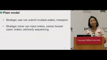 Ke Wu - Mechanism Design for Automated Market Makers