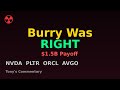 Burry's AI Shorts Are PAYING OFF: The $1.5B Warning Shot (NVDA, PLTR, ORCL)