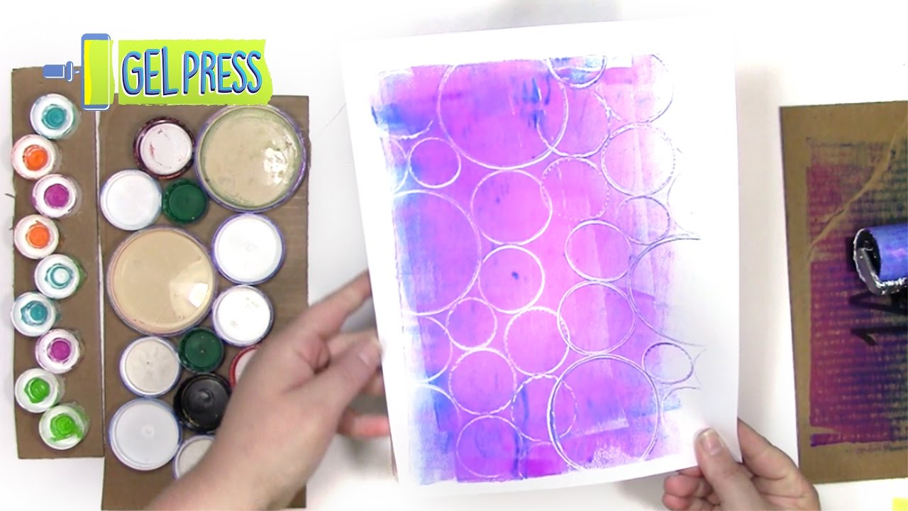 Beginner Gel Press: Stencils